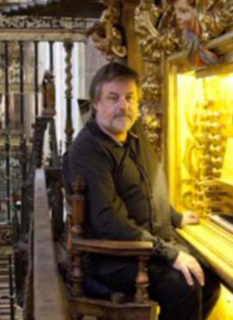 Houtart es un buen conocedor de la música de órgano en Segovia. /Carlos Jové