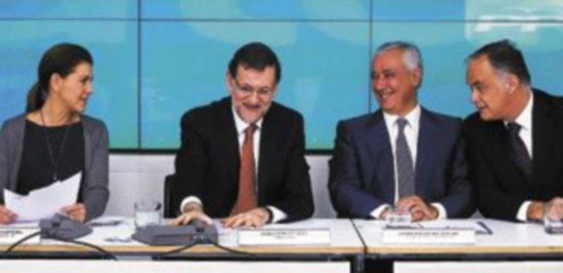 El jefe del Ejecutivo recibió ayer el apoyo de todos los ‘barones’ del partido