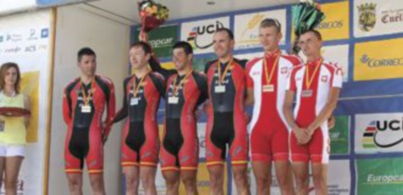 Los ganadores de oro y plata en tandem