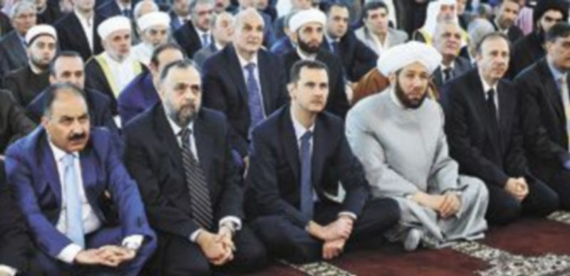 El presidente sirio reapareció ayer con motivo del fin del Ramadán