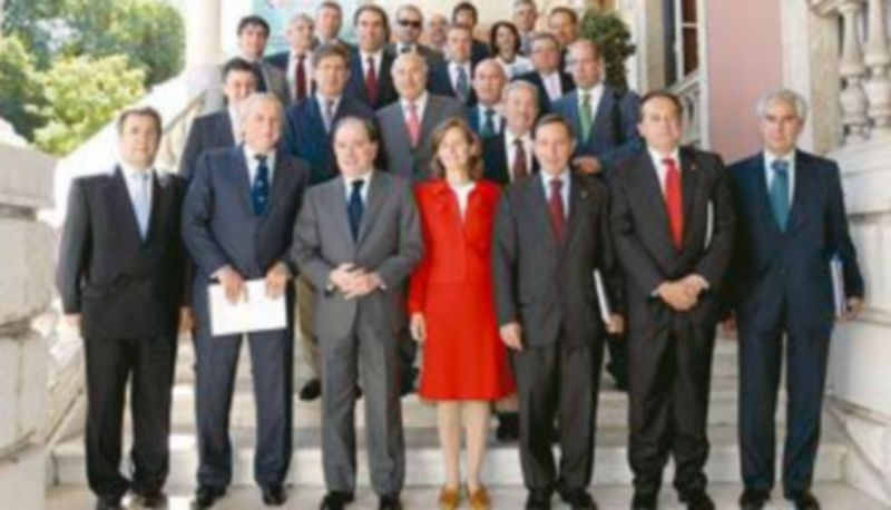 Foto de familia del encuentro entre la Cámara Luso Española y las Cámaras de Castilla y León