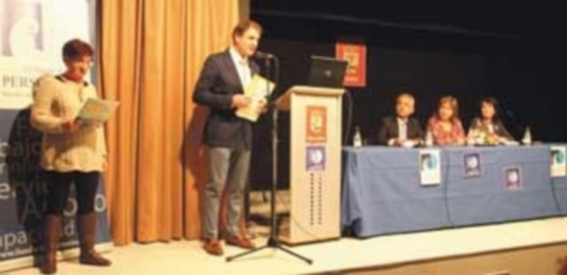 Fundación Personas inaugura sus Jornadas de Inclusión Social 1 José Ignacio Matesanz iniciando las jornadas