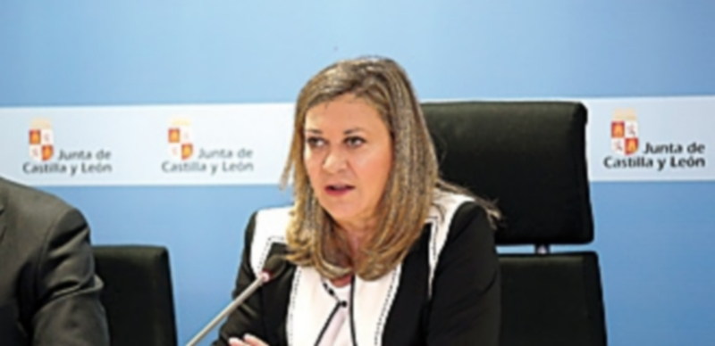 La consejera de Economía y Hacienda de la Junta de Castilla y León