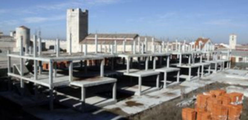 Estado actual del edificio ubicado detrás de San Martín. / Gabriel Gómez