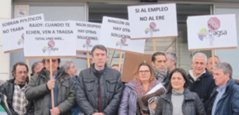 Los empleados de Tragsa continuarán con las manifestaciones previstas. / E. P.