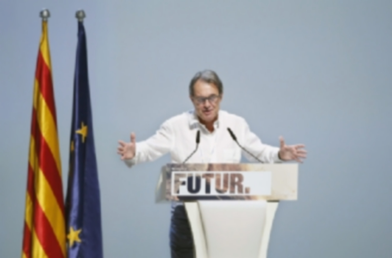 Artur Mas recordó la fuerza del proceso de la propuesta soberanista y el plan de acción de la lista única. / EFE