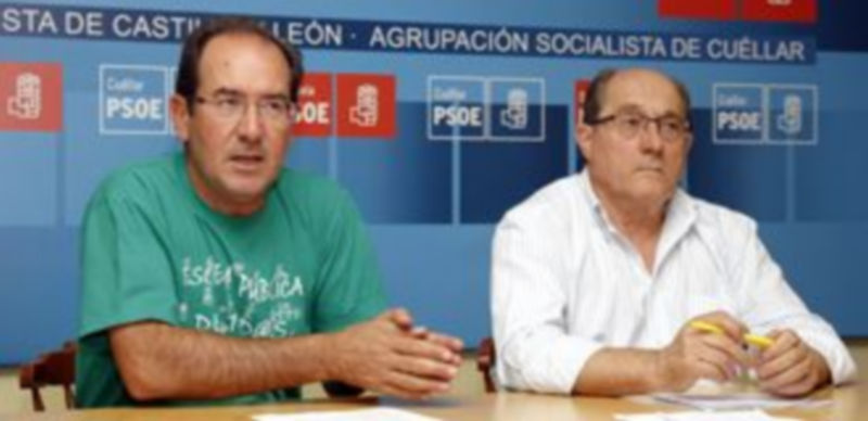 Los ediles socialistas Octavio Cantalejo y Mariano Herguedas