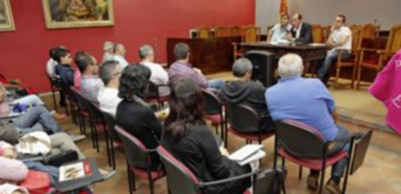 Representantes de la Peña Taurina El Encierro y Encierros de Cuéllar