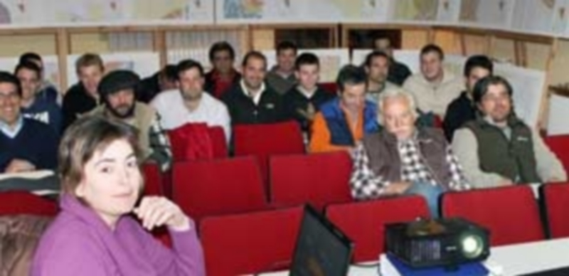 Una de las sesiones celebradas sobre la manipulación de productos fitosanitarios y otros productos ganaderos. / El Adelantado