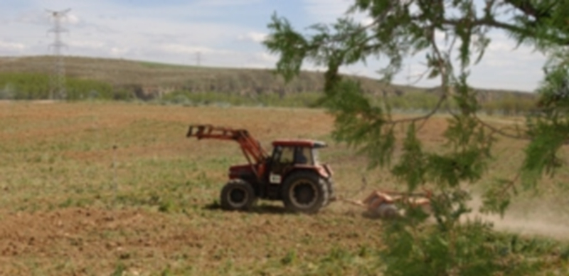 Asaja reclama una respuesta sobre la política de aguas subterráneas 1 Un tractor realiza labores agrícolas en una finca de un municipio de la provincia de Valladolid. / Agencias