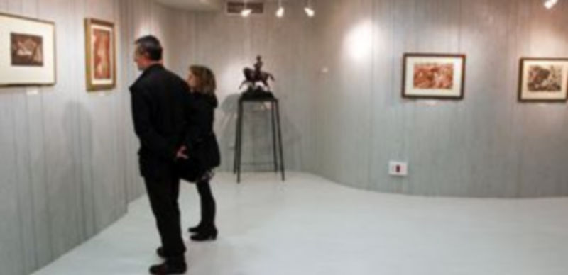 La familia proyecta realizar una exposición anual con los fondos de la obra de Montero. / Gabriel Gómez