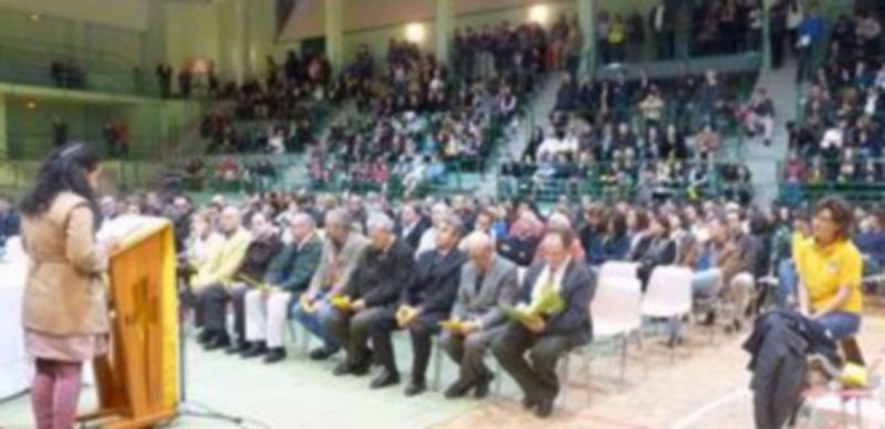 Intervención de la presidenta de la Asociación de Antiguos Alumnos Maristas de Segovia ADEMAR
