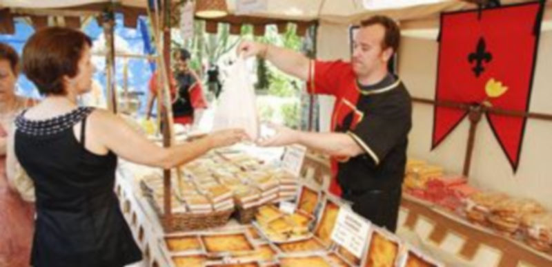 Expositores de la pasada edición de la Feria Medieval./ Gabriel Gómez