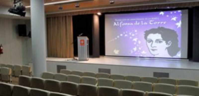 Interior de la sala Alfonsa de la Torre donde se desarrolla el ciclo./ gabriel Gómez