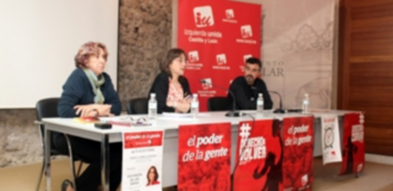 La Diputada en su mitin de campaña en la localidad. / C. Núñez