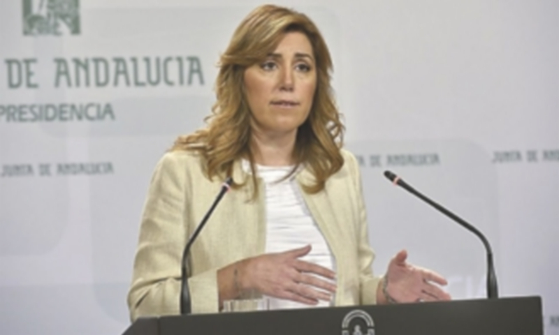 La presidenta de la Junta de Andalucía