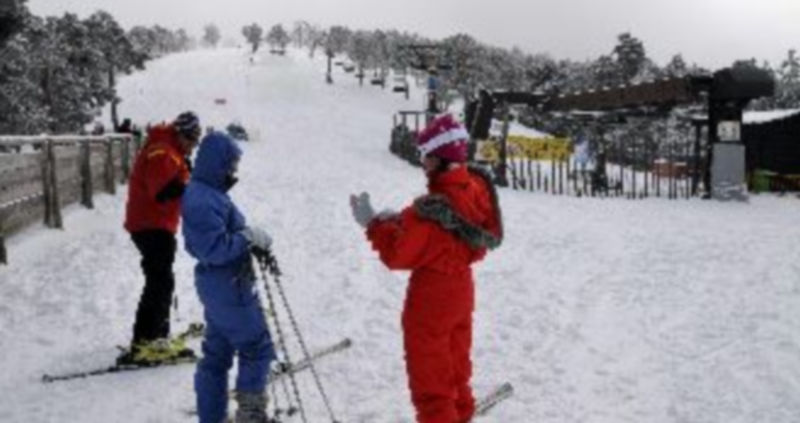 Imagen de archivo de la estación de esquí del Puerto de Navacerrada
