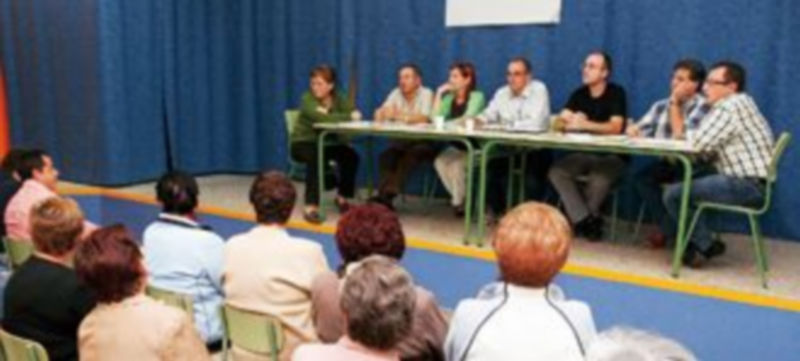 Algunos de los integrantes de la directiva de la asociación