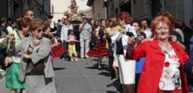 La Virgen de la Palma recorrerá de nuevo el domingo las calles del barrio de El Salvador. / Gabriel Gómez.
