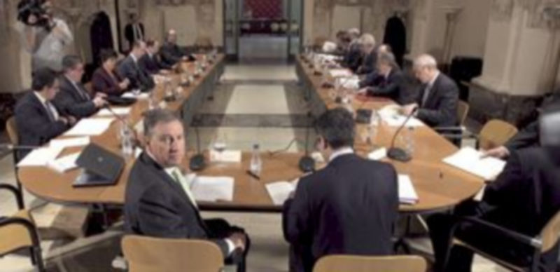 Juan José Mateos preside el Pleno del Consejo de Universidades de Castilla y León. / Ical