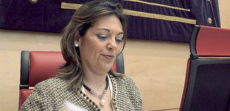 Familia reclama simplificar la Dependencia y fijar un modelo claro y garantizado de financiación 1 Milagros Marcos comparece a petición propia en las Cortes. / Rubén Cacho (Ical)