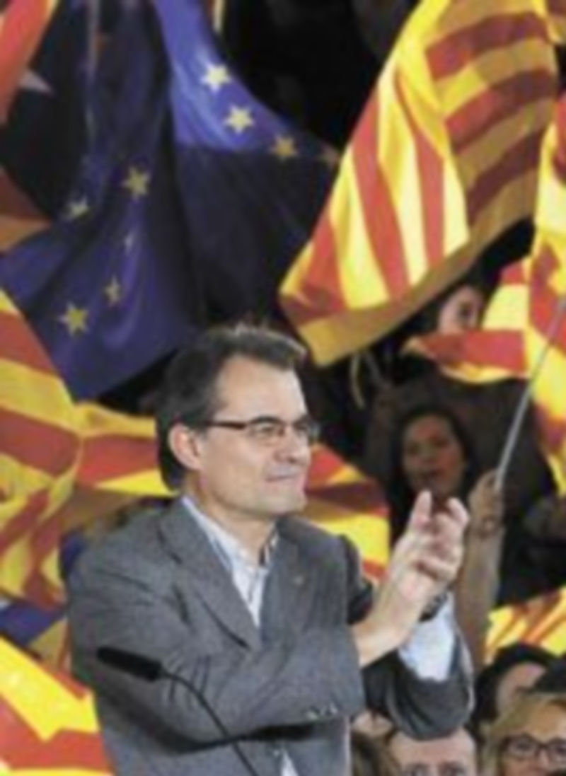 El presidente catalán