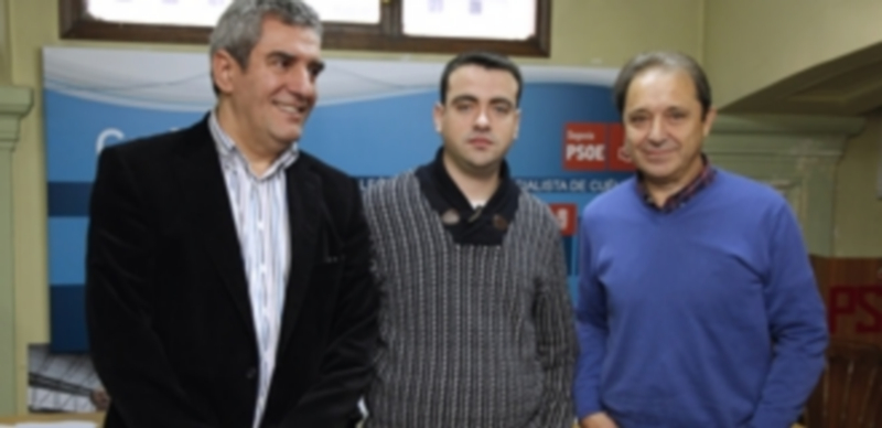 Fraile junto a Julio Villarrubia y Juan Luis Gordo. / Gabriel Gómez