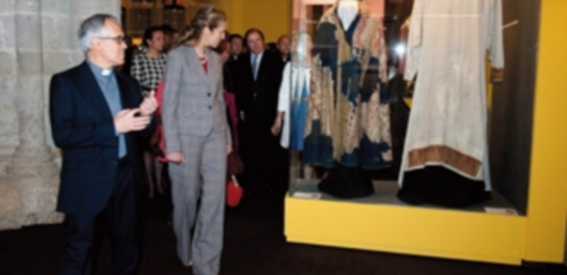 Vino y patrimonio centran las cinco rutas turísticas en torno a ‘Eucharistia’ 1 La Infanta Elena fue la encargada de inaugurar Eucharistia el pasado 6 de mayo./ JCYL