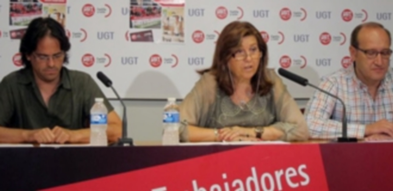 La secretaria general de FETE-UGT en Castilla y León