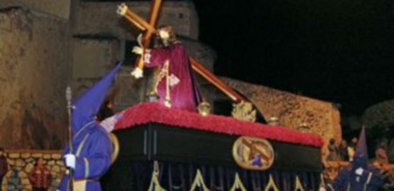 El Nazareno durante la procesión de pasado Viernes Santo./ Gabriel Gómez