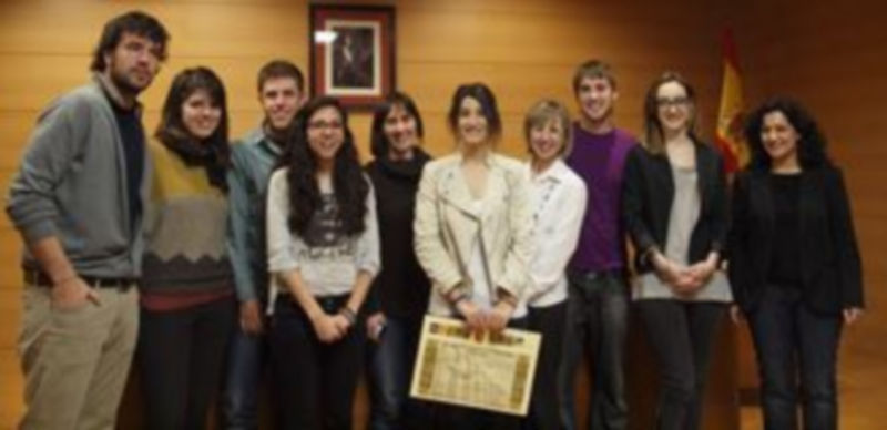 Alumnos y profesores de la Uva en la final del Club de debate. / Foto cedida por la Academia de Artillería.