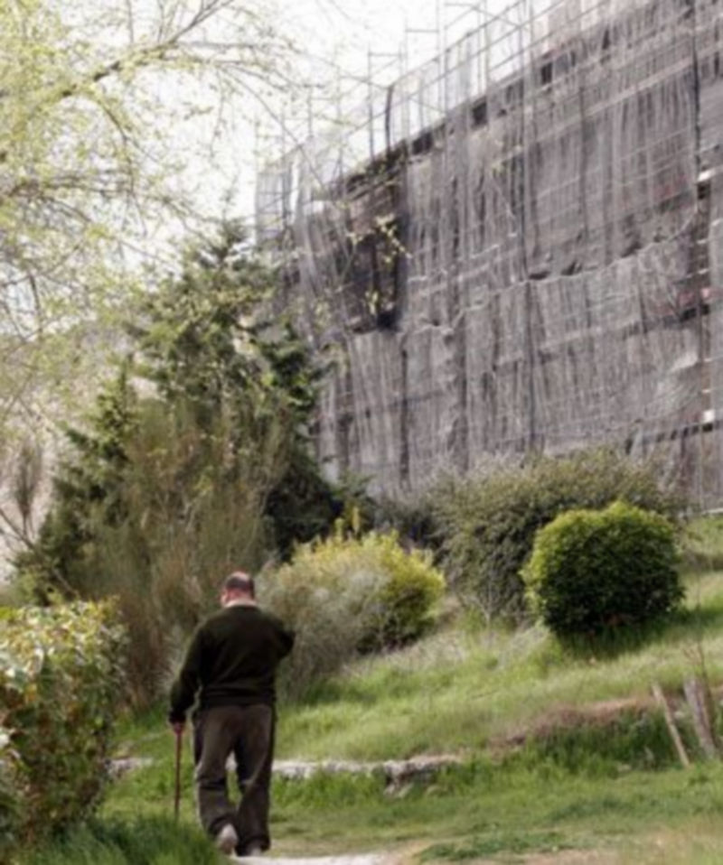 El Gobierno central está invierte en la restauración de las murallas./GABRIEL GÓMEZ