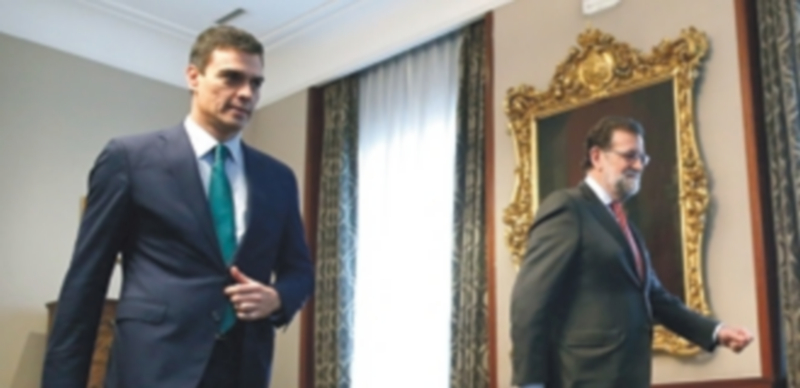 Rajoy insiste en su pacto político y no descarta presentarse a presidente 1 El líder del PSOE