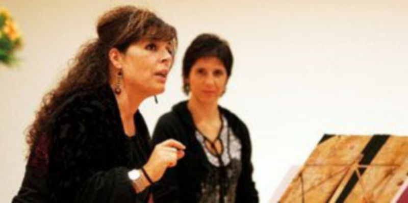 Tamanka Teatro protagonizó ayer la narración oral organizada por la Diputación Provincial. /GABRIEL GÓMEZ