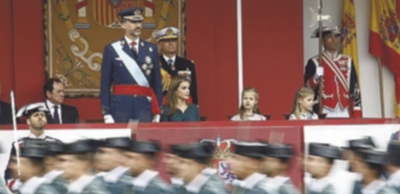 Felipe VI preside su tercer desfile militar por el Día de la Hispanidad 1 El Rey Felipe VI presidirá su tercer desfile militar de la Fiesta Nacional