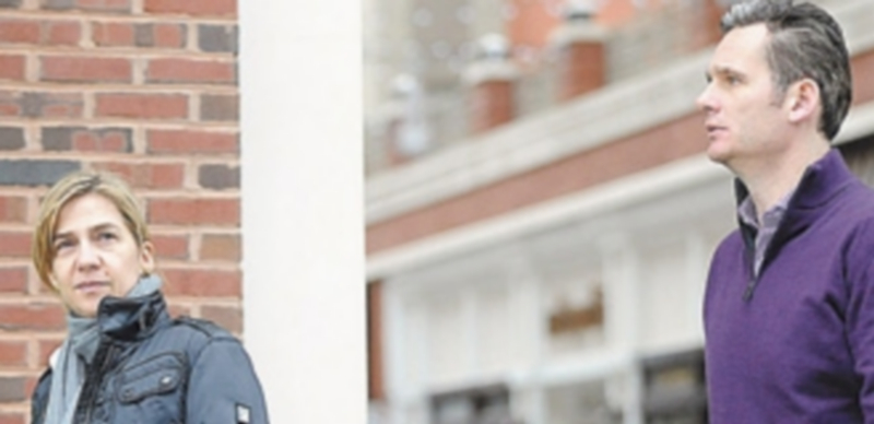 La Infanta Cristina e Iñaki Urdangarín en una de sus imágenes más recientes. / E.p.