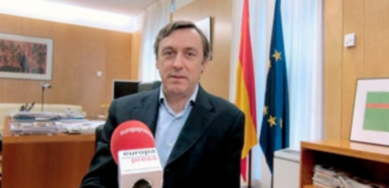 Rafael Hernando se msotró muy optimista de cara a las elecciones de mayo y espera la “respuesta” de la gente. / E. P.