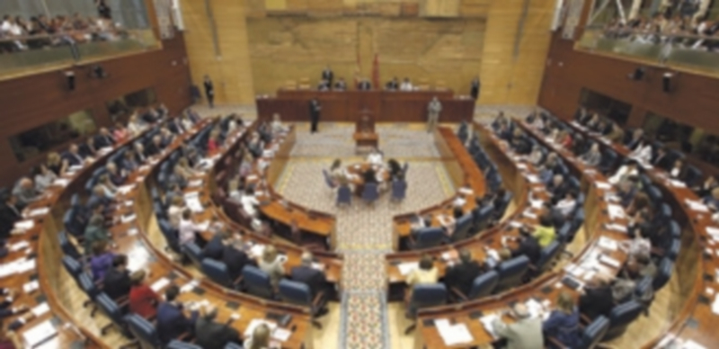 Mañana comienza la constitución de los parlamentos autonómicos 1 La Asamblea de Madrid será el primer gobierno autonómico en constituirse. / Efe