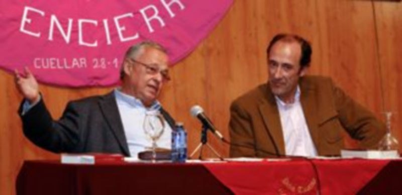 Gonzalo Santonja junto a Francisco Salamanca