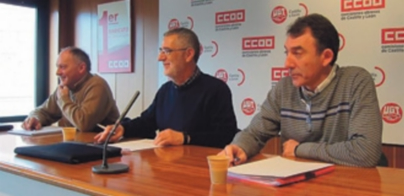 Los secretarios regionales de UGT y CCOO