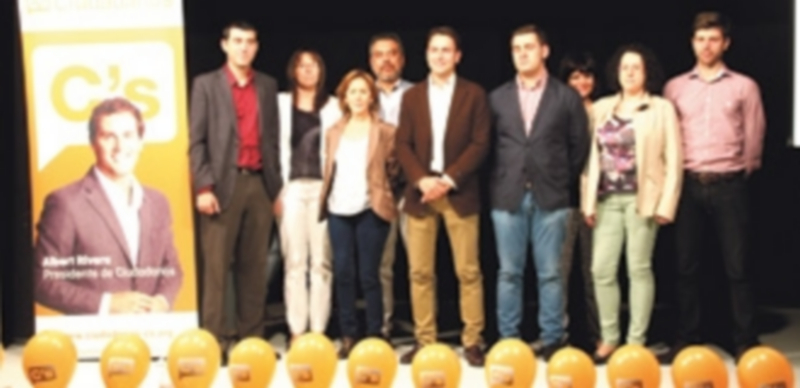 Algunos de los candidatos de la lista electoral de Ciudadanos para Cuéllar./ Chantal Núñez