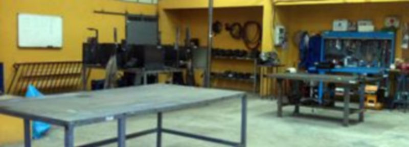 Instalaciones en las que se imparte la parte práctica del perfil de soldadura ./El Adelantado