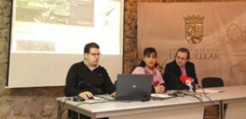 Un momento de la presentación de la página web realizada en el Palacio de Pedro I. / Gabriel Gómez.