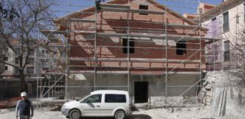 Estado actual que presenta el edificio de Las Tenerías tras los trabajos realizados. /Gabriel Gómez.