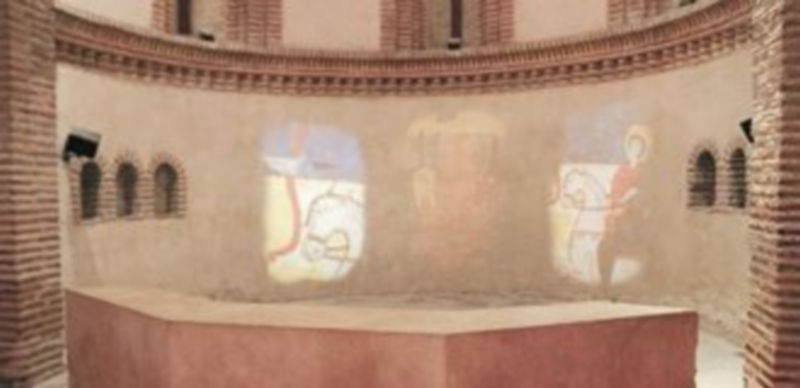 En San Martín se renovarán los medios técnicos y los paneles informativos del Centro del Mudéjar. / Gabriel Gómez.