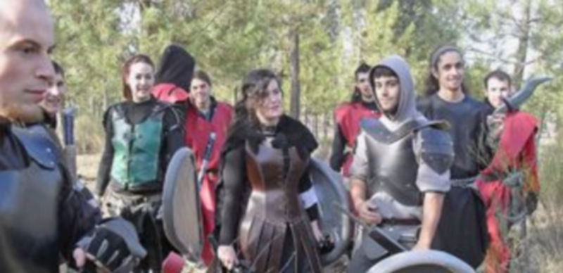 Algunos de los participantes  en esta actividad que podrá contemplarse este fin de semana en la villa./ El Adelantado.