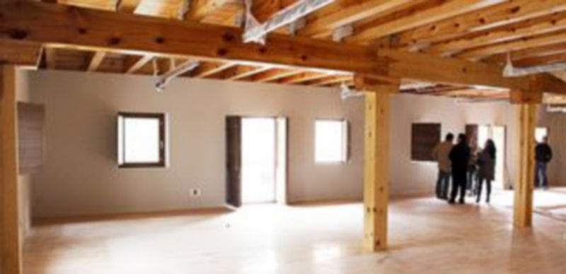 Interior de la primera planta del edificio de Las Tenerías. / Gabriel Gómez