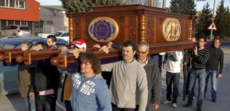 La imagen del Nazareno será portada en andas en la procesión. / Gabriel Gómez