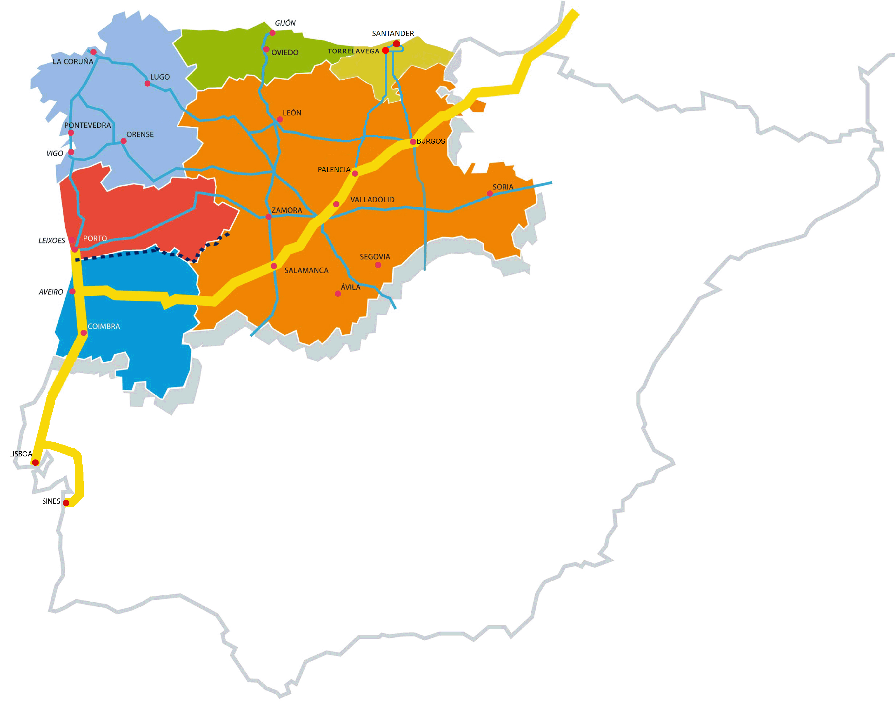 Espaldarazo de Europa al corredor Atlántico, que atraviesa la región 1 /AGENCIAS