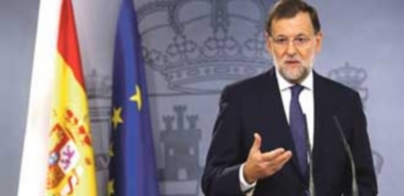 Rajoy: ‘Los partidarios de la ruptura no tienen el apoyo de la ley’ 1 El presidente del Gobierno